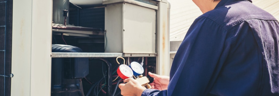 Professional air conditioner inspection and repair service in Mesa